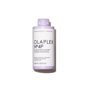 Olaplex No.4P shampoo morado matizante para rubios y canas