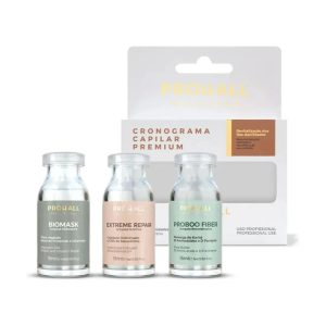Prohall Cronograma Capilar para hidratación, nutrición y reconstrucción del cabello